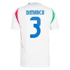 Camiseta de fútbol Italia DiMarco 3 Segunda Equipación Euro 2024 - Hombre